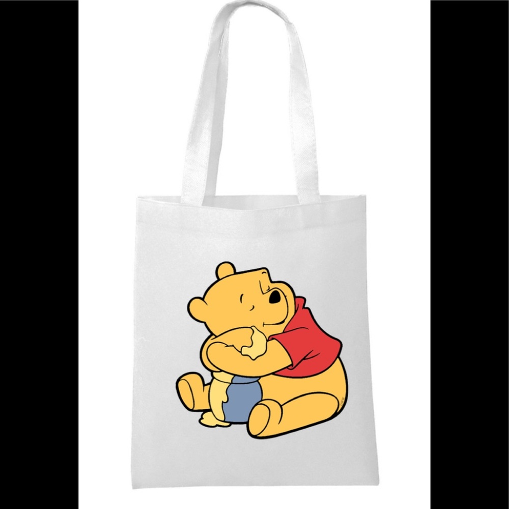 NEW!! 2 Sided Winnie The Pooh Tote Bag